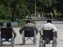 مسابقه ویلچررانی معلولان در خمین برگزار شد
