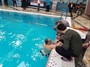 جانباز ارومیه ای رکورد شنای استقامت را شکست