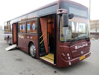 دو دستگاه اتوبوس برای معلولان و جانبازان در مشهد هبه شد
