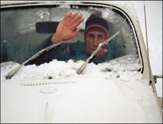 حذف برف پاک کن از اتومبیلها/ فراصوت برفها را پاک می‌کند