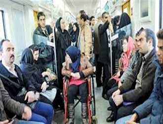 مسیر سبز مترو برای معلولان خاکستری است