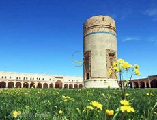 پازل برجسته ویژه نابینایان در«بقعه شیخ حیدر مشگین‌شهر» نصب می‌شود