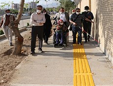 ۷۰ درصد معابر بانه برای نابینایان مناسب‌سازی شد