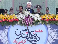 رییس جمهوری: دفاع مقدس ملت ساز شد/نیروی مسلح ایران بزرگترین نیروی ضد تروریسم