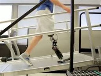 کنترل پای روباتیک با عصب های بدن